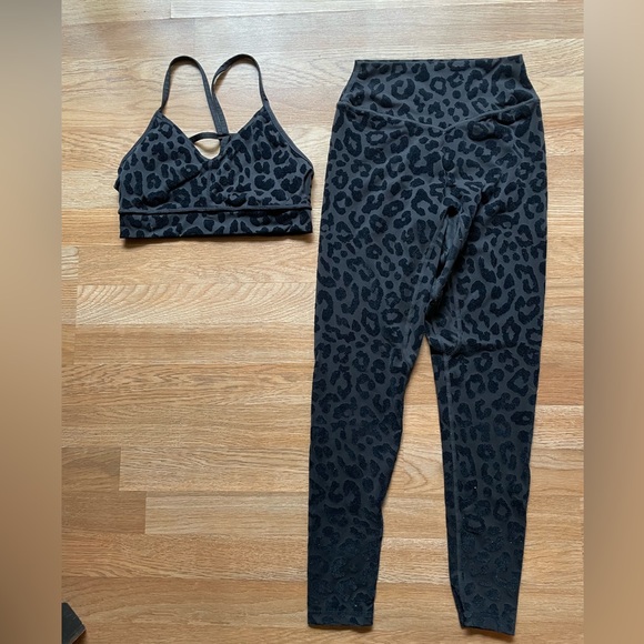Balance Athletica Pants - Balance Athletica Black Leopard Set